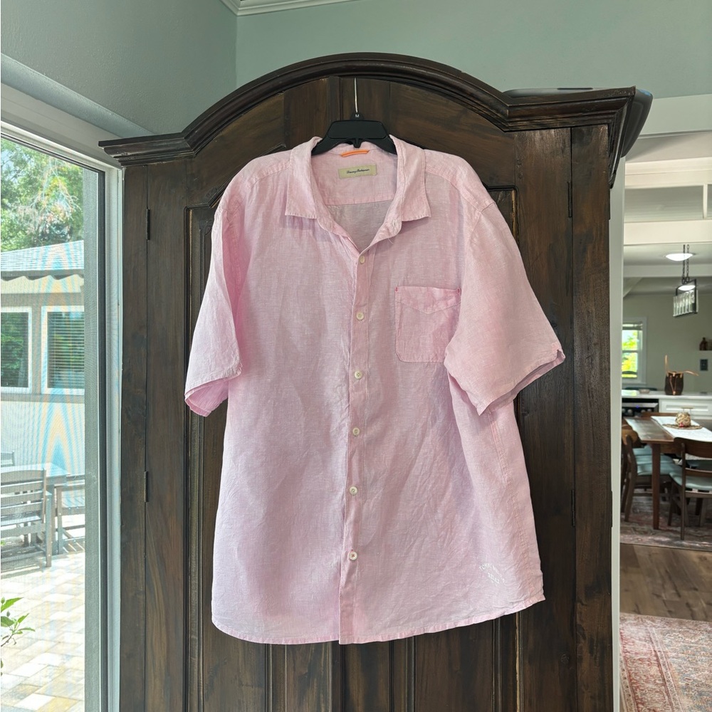 Tommy Bahama Light Pink Button Down Shirt